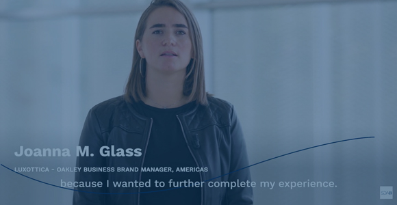 MY MBA in 60 SECONDS, the story of Joanna M. Glass